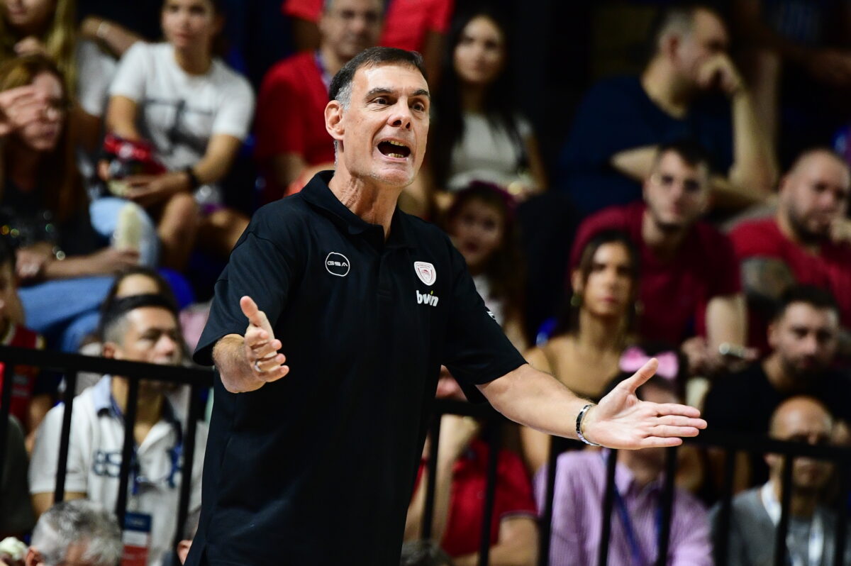Ο Γιώργος Μπαρτζώκας στον τελικό του Super Cup  (KLODIAN LATO