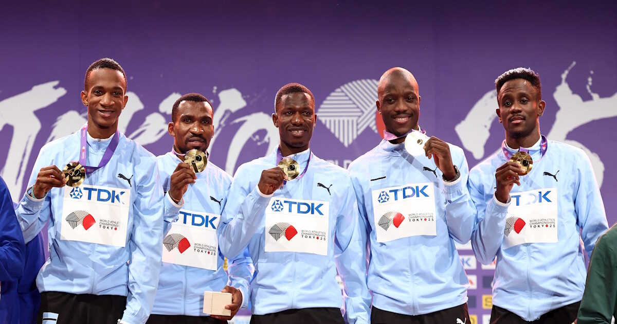 Botswana won the gold medal at men’s 4×400 at the World Athletics Championships and declared a public holiday on September 29th