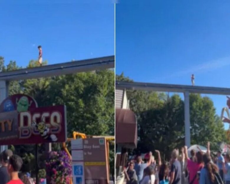 Viral βίντεο με μικρό αγόρι να περπατά μόνο του σε ράγες τρένου στις ΗΠΑ σε ύψος 6 μέτρων – Άνδρας πήδηξε και το έσωσε