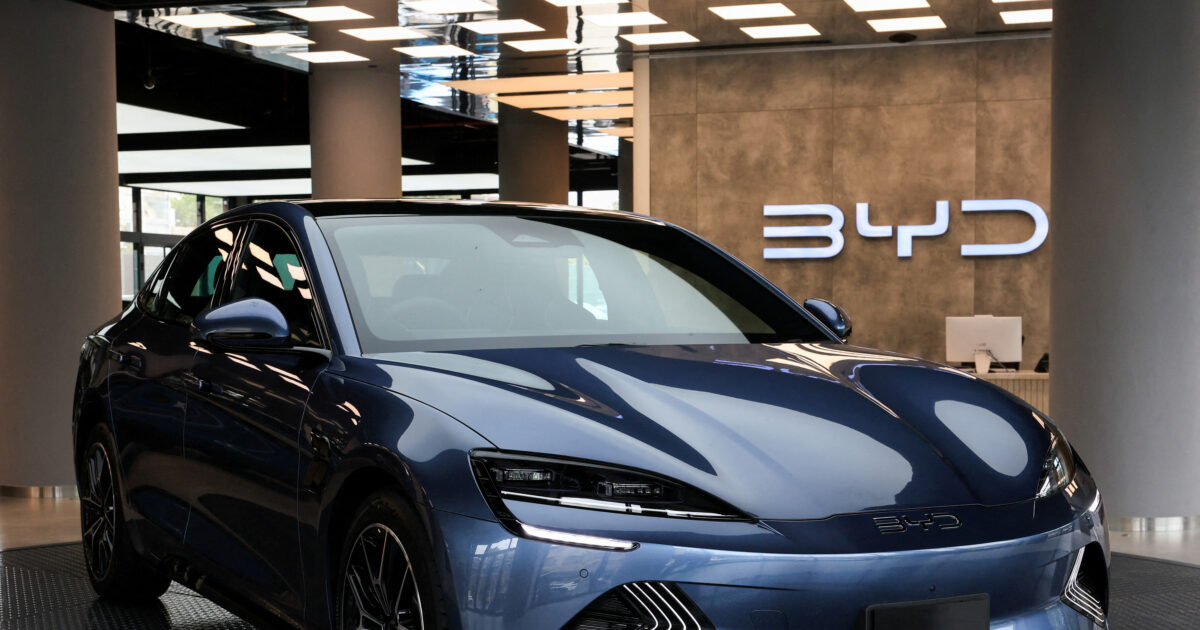 BYD sales are receding due to increasing competition from China’s newly established electric vehicles