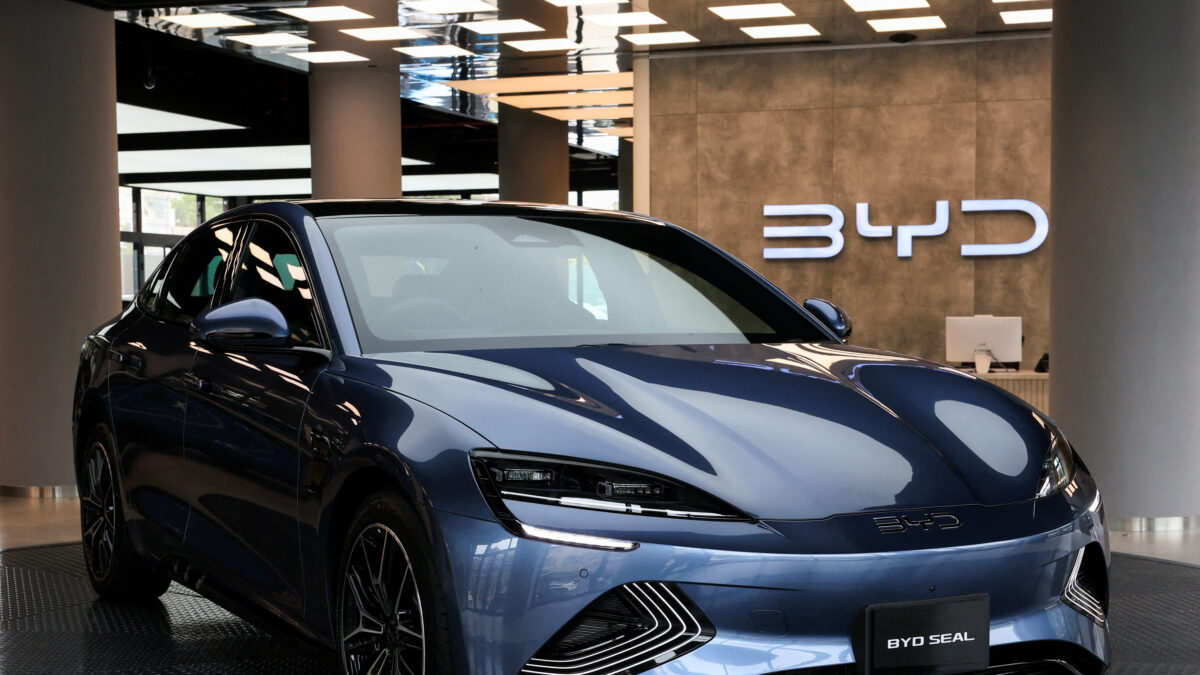 Ένα ηλεκτρικό όχημα BYD