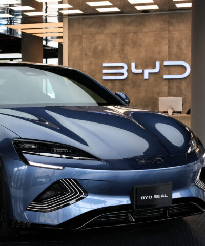 Ένα ηλεκτρικό όχημα BYD