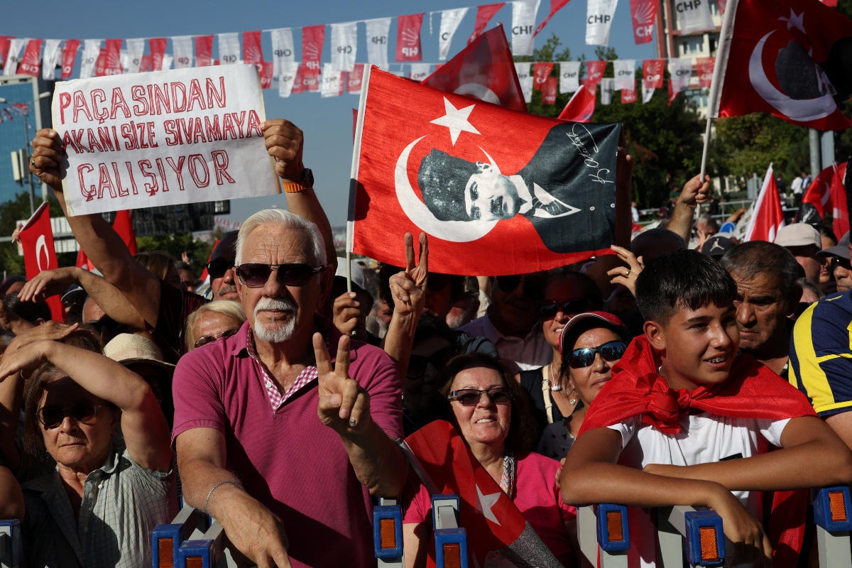 Συγκέντρωση στην Τουρκία