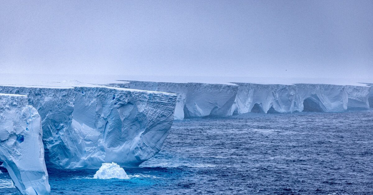 The iceberg that was once the largest in the world, melts in warmer waters