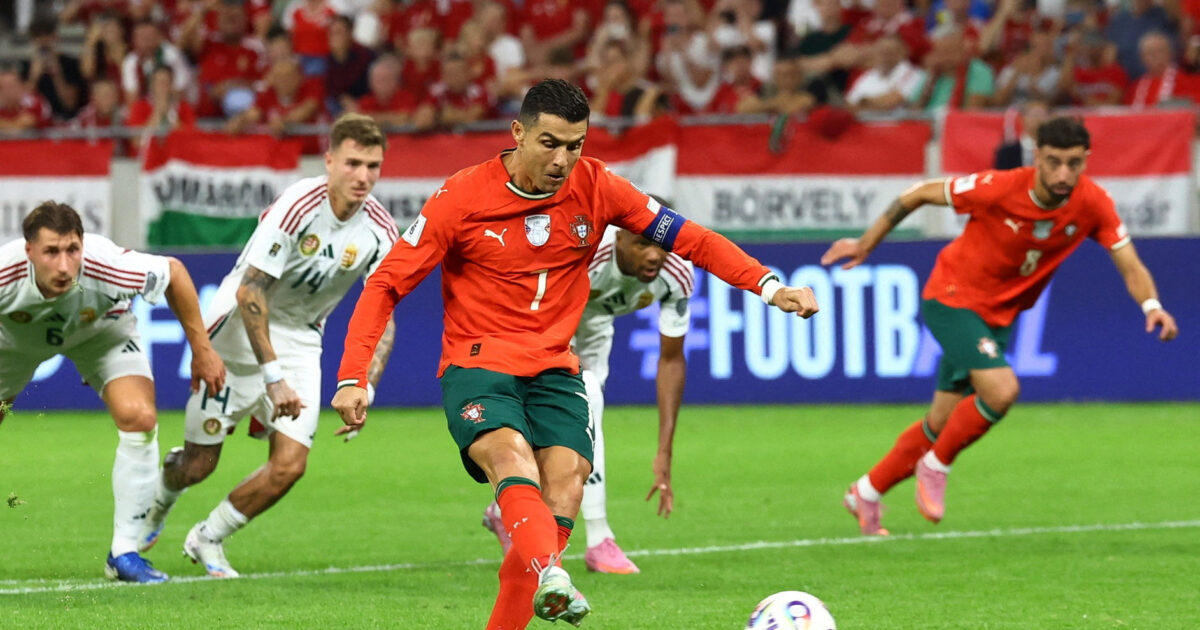 Cristiano Ronaldo became the top scorer of the World Cup qualifiers