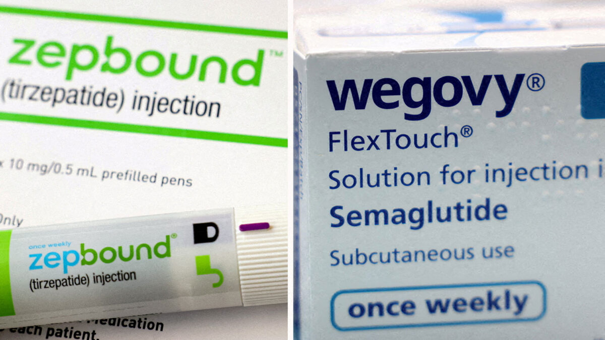 Zepbound το φάρμακο απώλειας βάρους και κουτιά του Wegovy