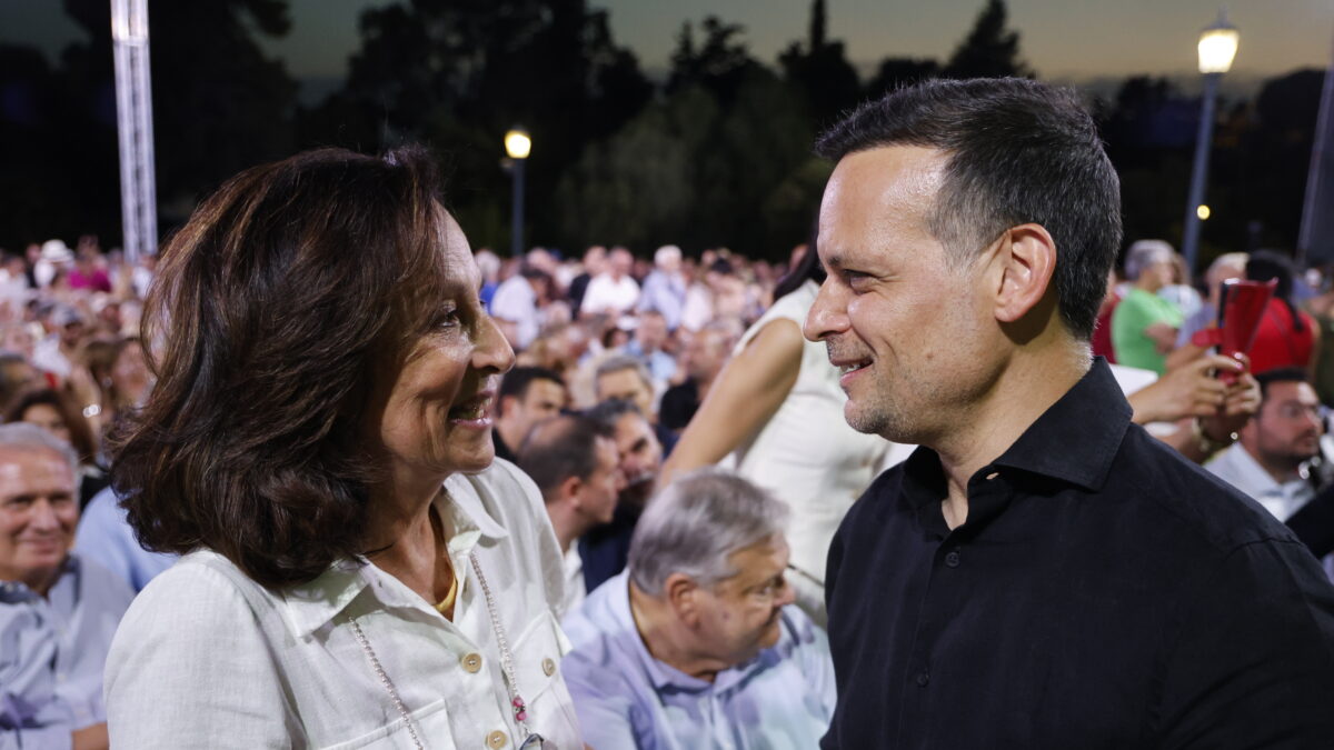 Η Άννα Διαμαντοπούλου και ο Χάρης Δούκας