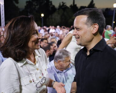 Η Άννα Διαμαντοπούλου και ο Χάρης Δούκας