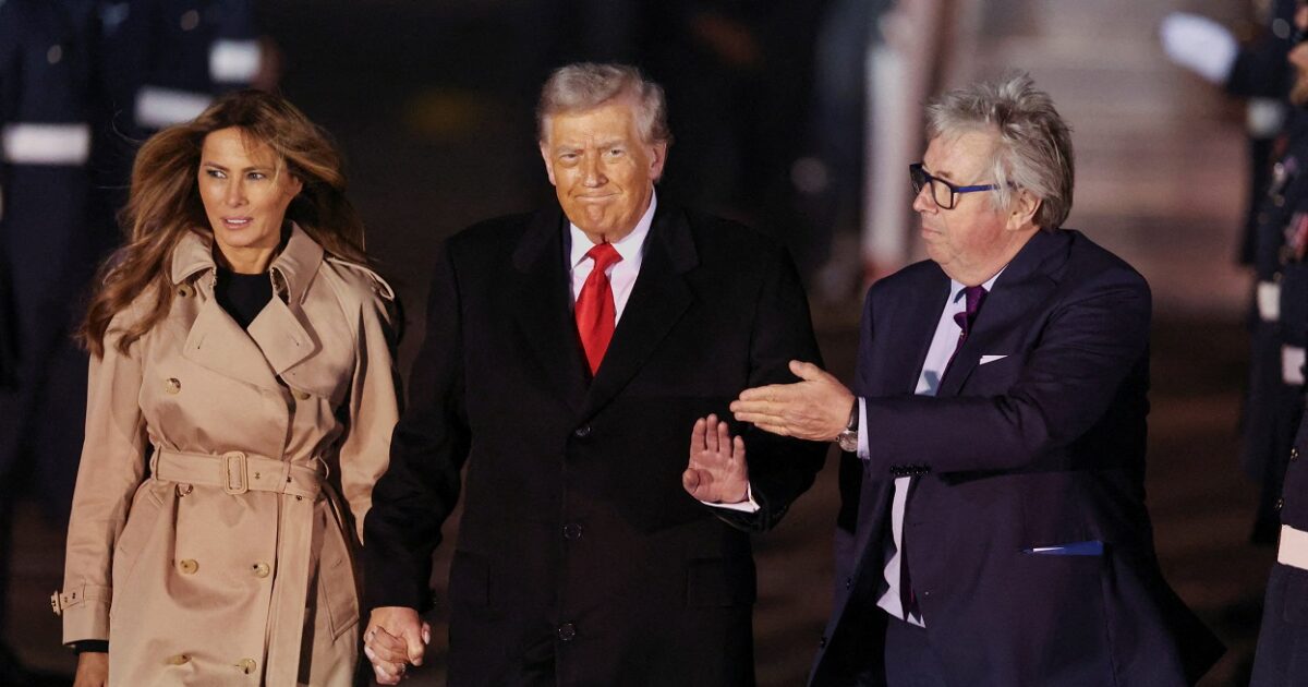 Donald Trump and Melania arrived in Britain – on Wednesday they will meet with Charles