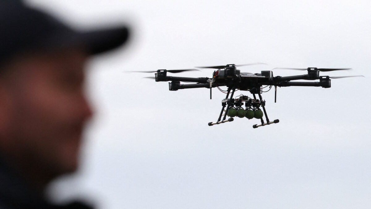 Ρωσικό drone κατά την διάρκεια των στρατιωτικών γυμνασίων «Zapad - 2025»