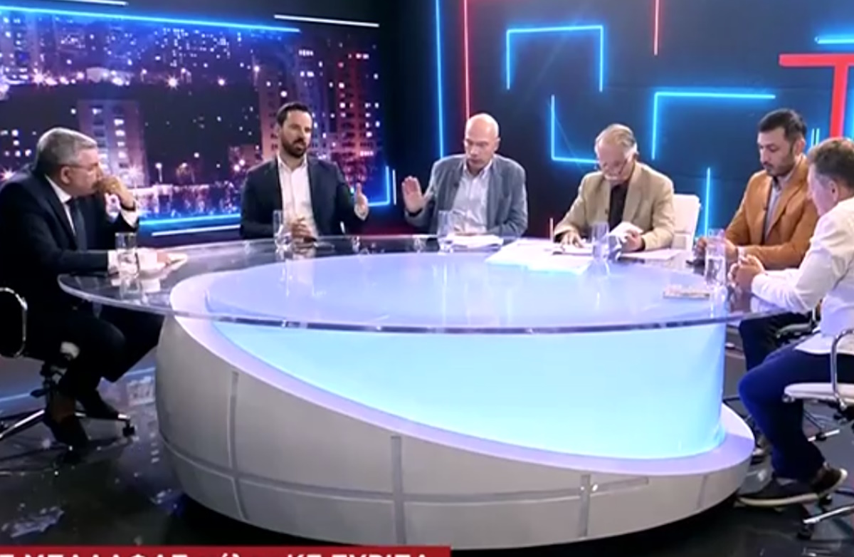 Στιγμιότυπο από την εκπομπή MEGA News Talk