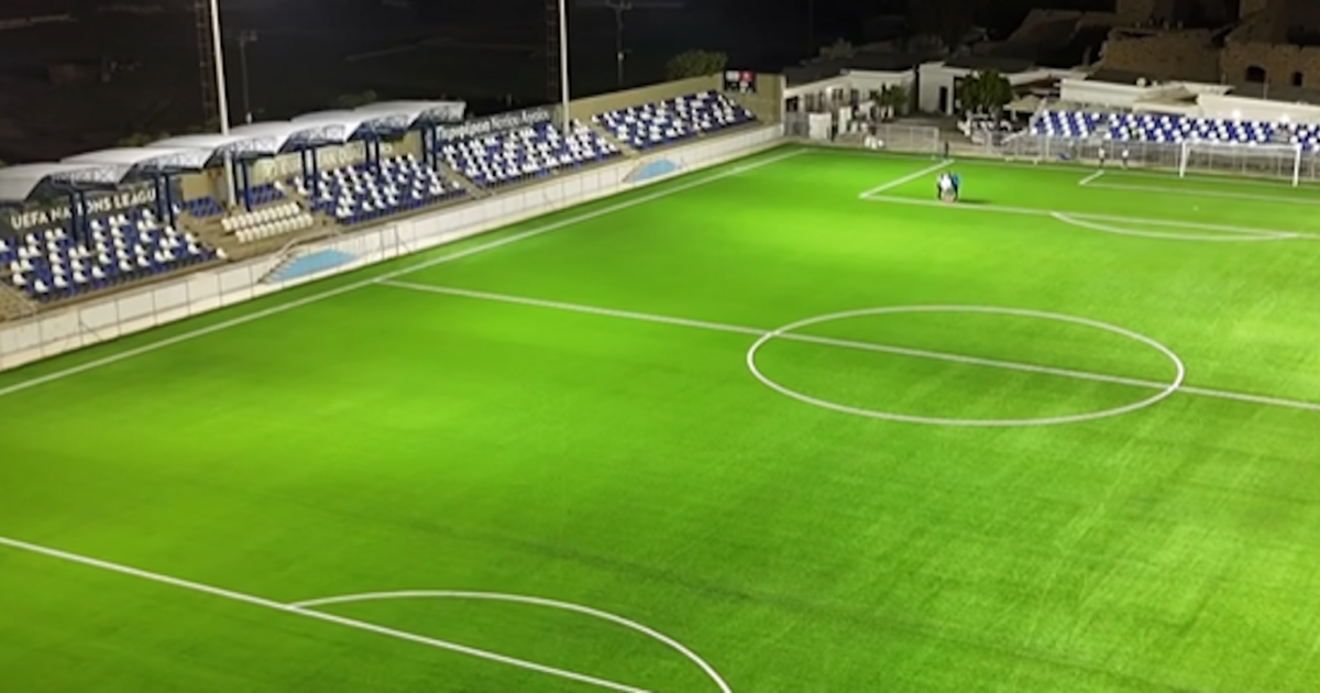 Hellas Syros presented its renovated stadium in which Aigaleo will welcome for the Greek Cup