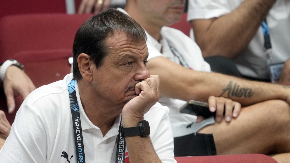 Ο προπονητής της Τουρκίας, Εργκίν Αταμάν (ΦΩΤΟ REUTERS