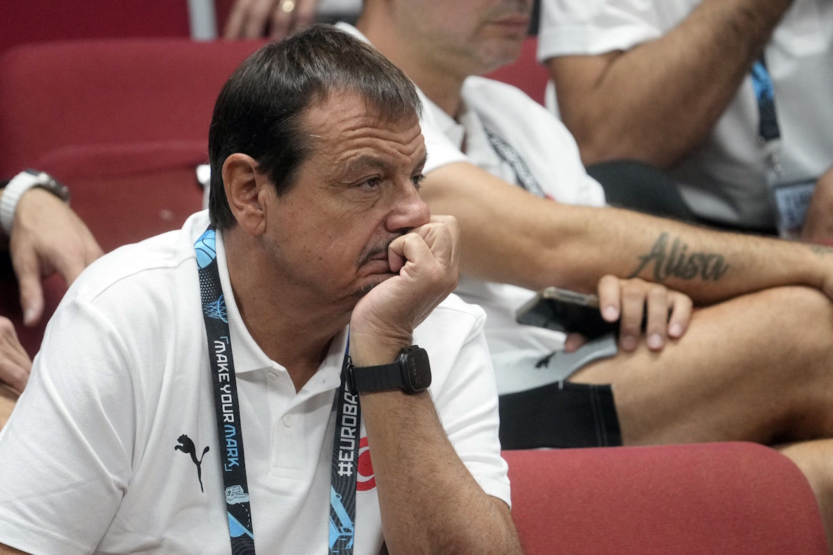 Ο προπονητής της Τουρκίας, Εργκίν Αταμάν (ΦΩΤΟ REUTERS