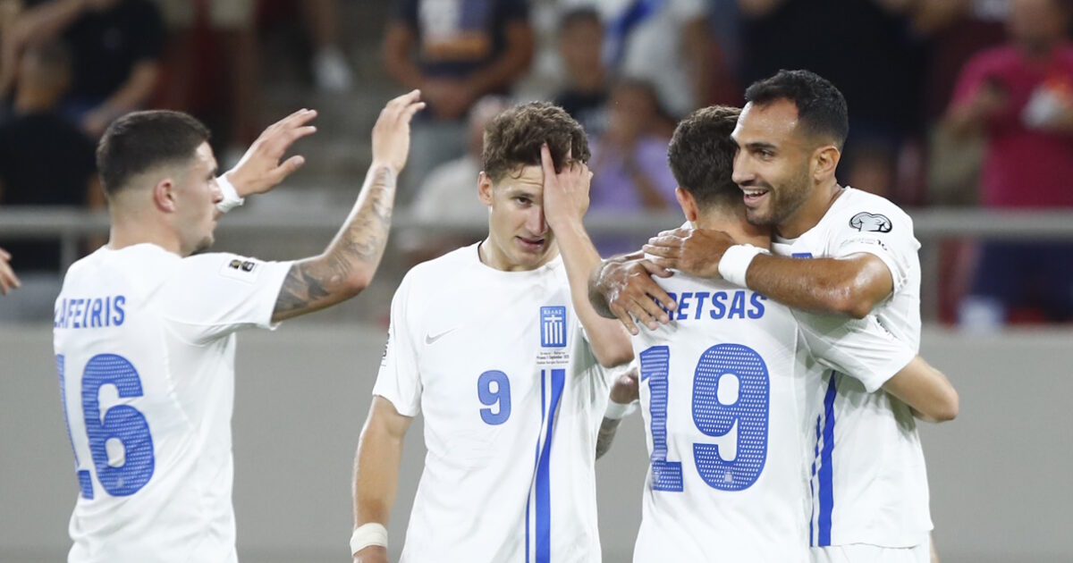Greece fell a place in FIFA world rankings