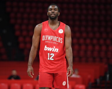 Ο Κίναν Έβανς σε προπόνηση του Ολυμπιακού (ΦΩΤΟ KLODIAN LATO