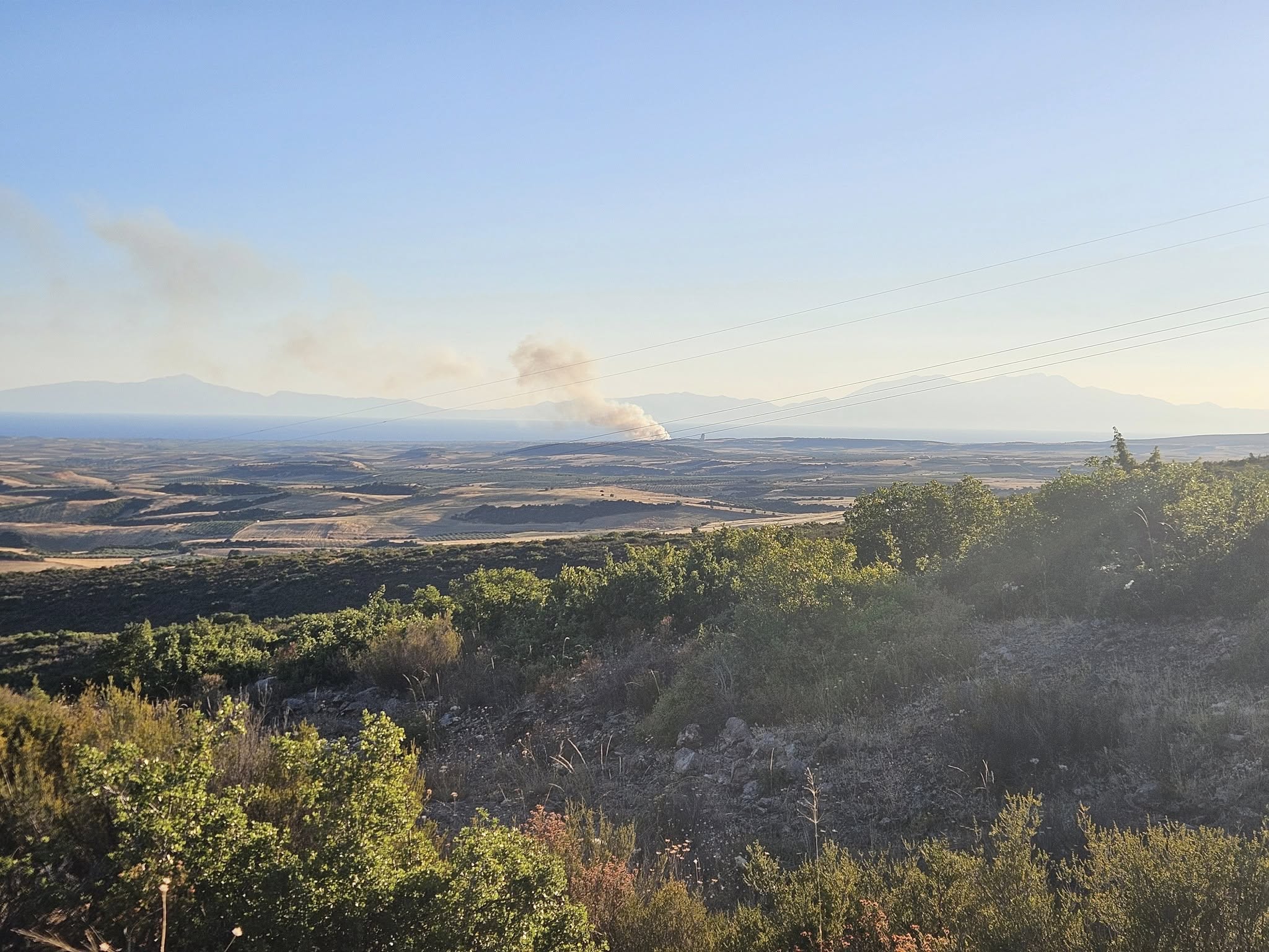 φωτιά στην χαλκιδική