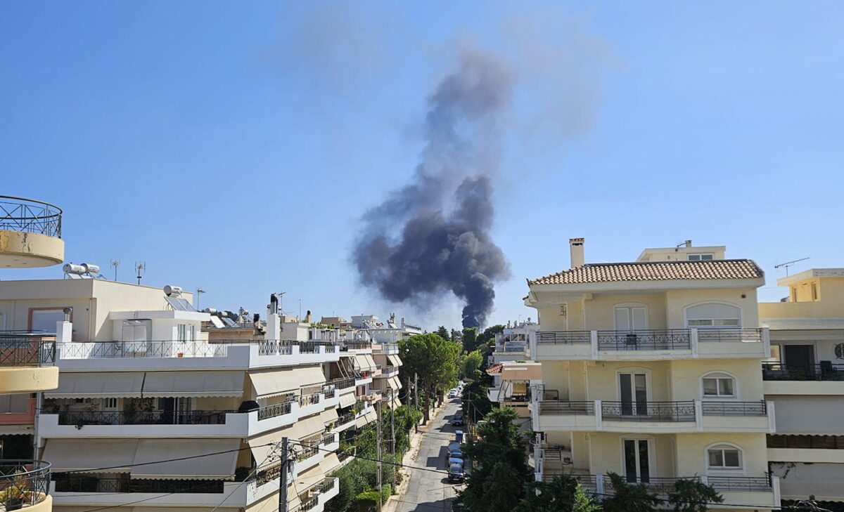 Φωτιά στην Παλλήνη