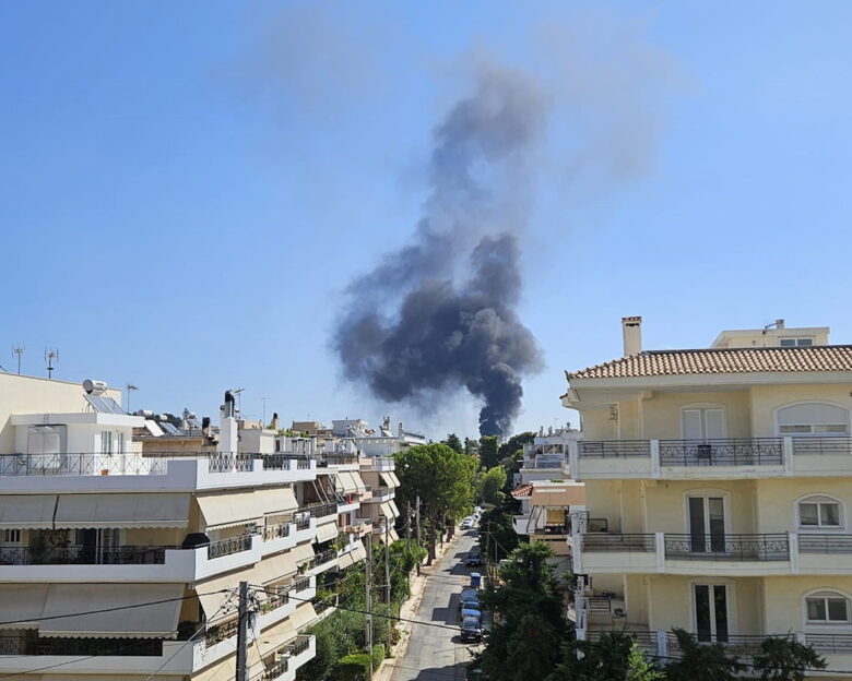 Φωτιά στο μουσικό σχολείο στην Παλλήνη