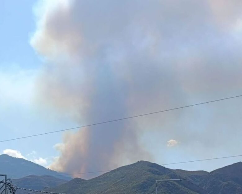 Φωτιά στο όρος Παναχαϊκό – Σηκώθηκαν 2 αεροπλάνα και 2 ελικόπτερα
