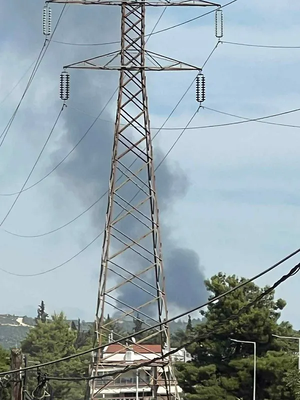 Η φωτιά στην Θεσσαλονίκη