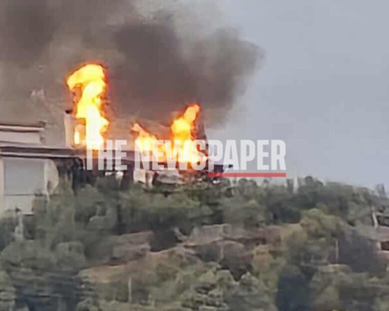 Φωτιά στον Βόλο: Καίει δίπλα σε σπίτια στον Καντήραγα