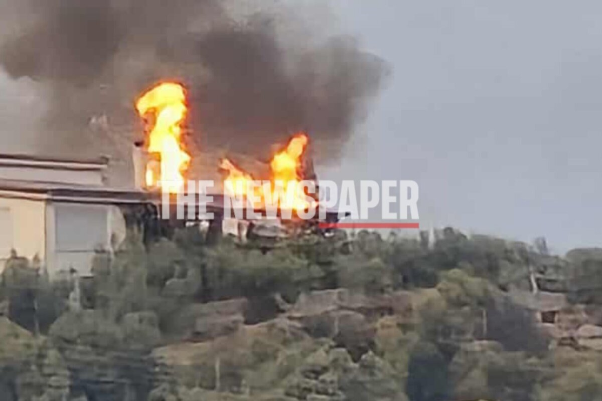 Η φωτιά στον Βόλο
