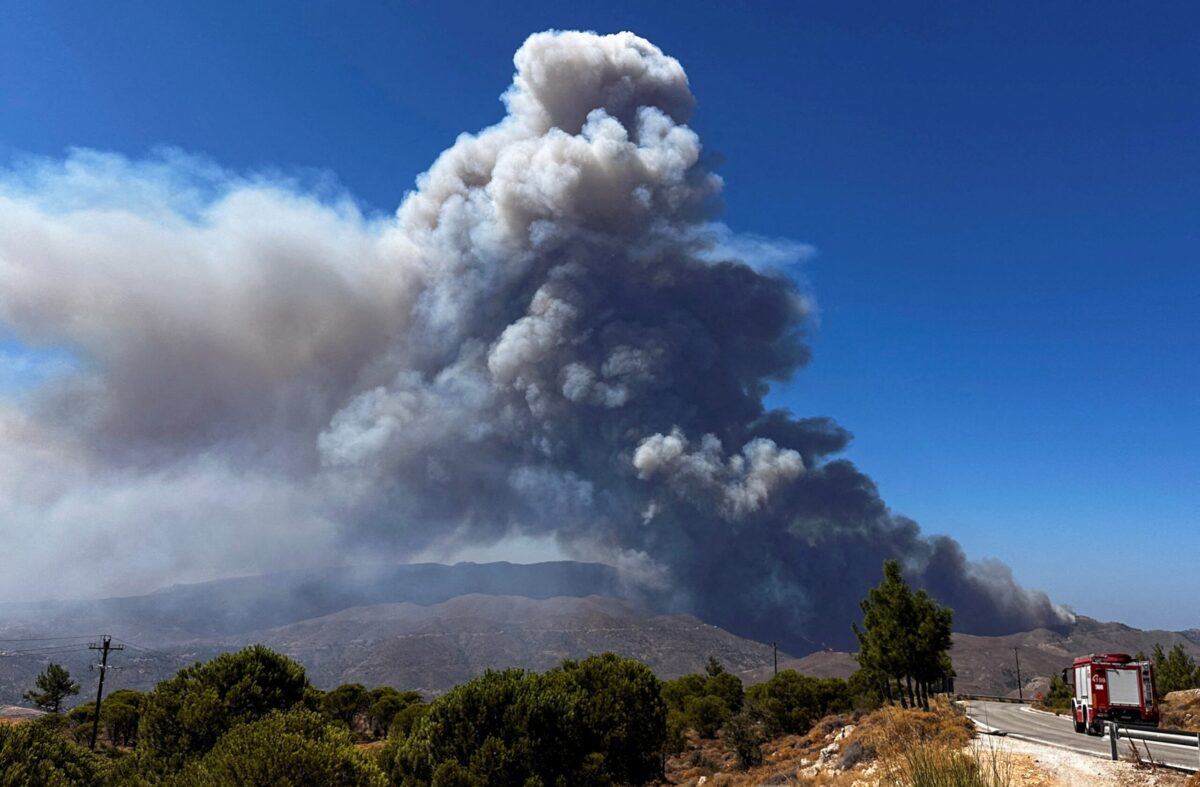 Καπνός στη Χίο