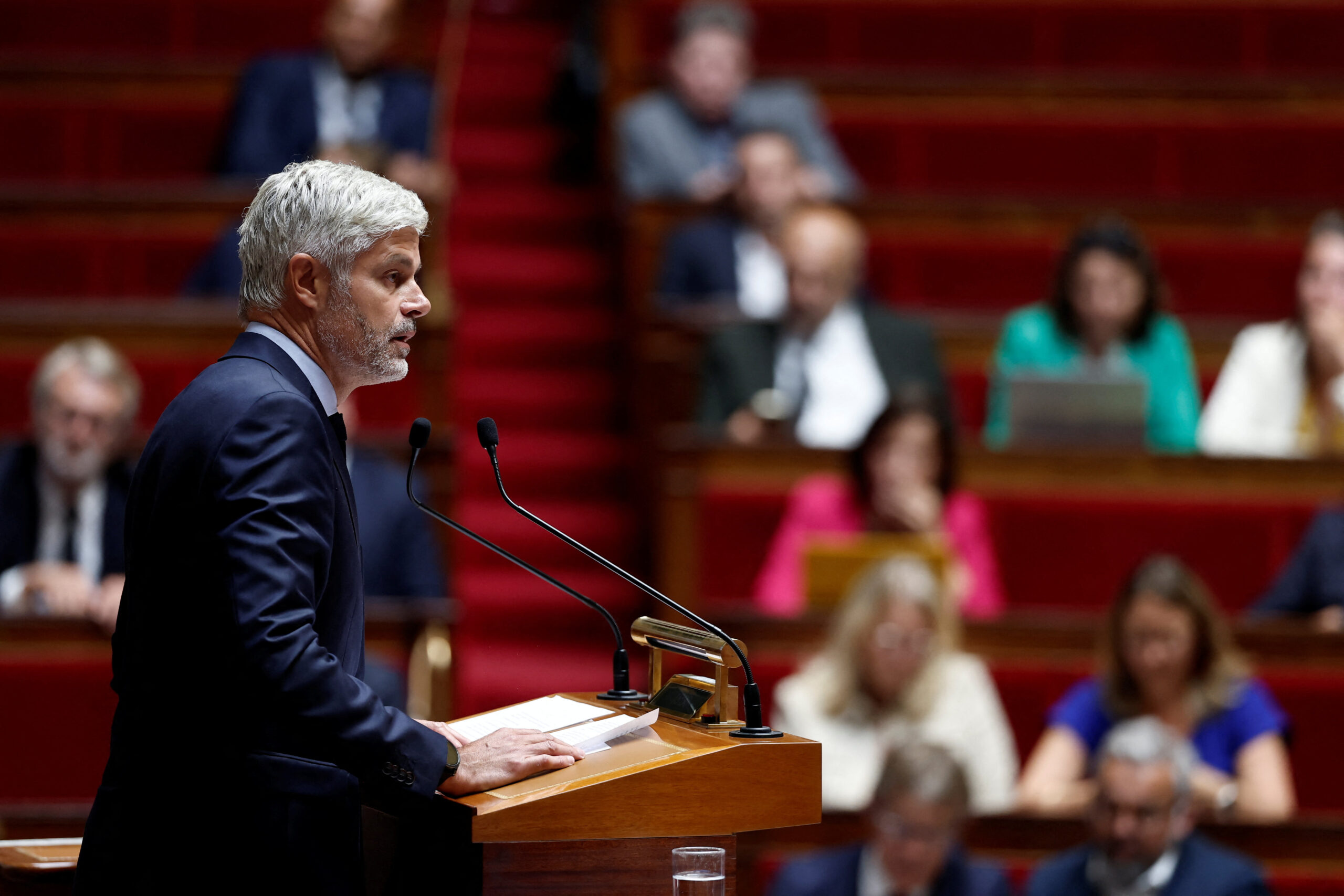 Ο ηγέτης των Ρεπουμπλικάνων Λοράν Βοκιέ / REUTERS / Benoit Tessier