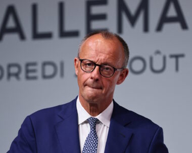 Ο Γερμανός καγκελάριος Φρίντριχ Μερτς