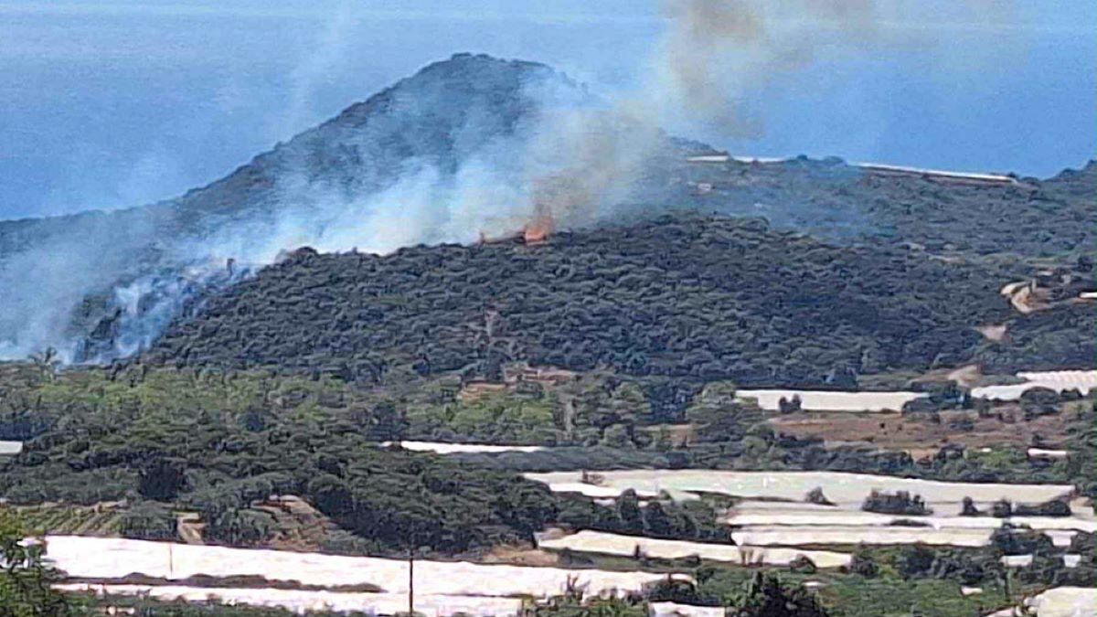 Φωτιά στο Μυρτόφυτο Παγγαίου Καβάλας