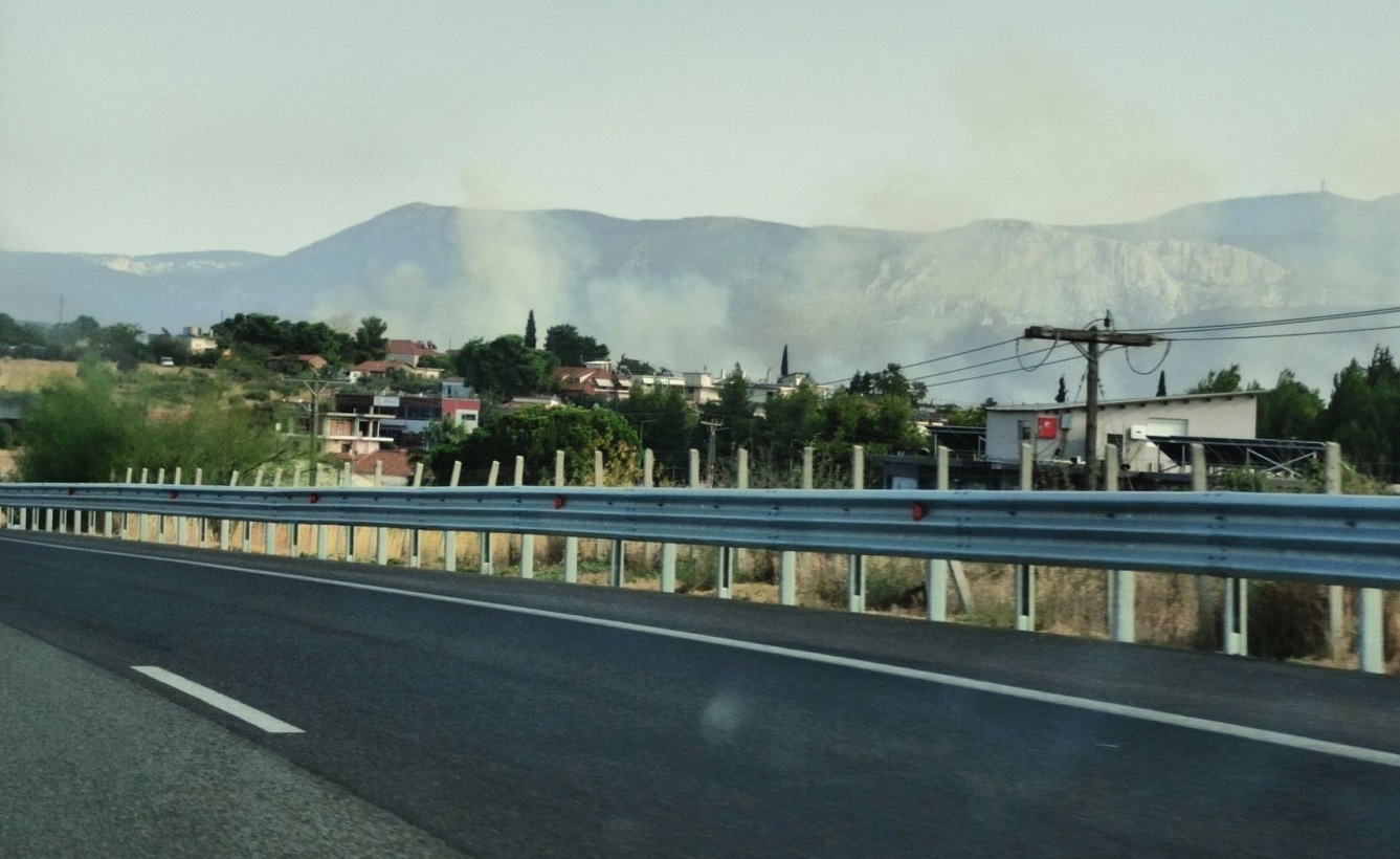 Φωτιά στα Οινόφυτα