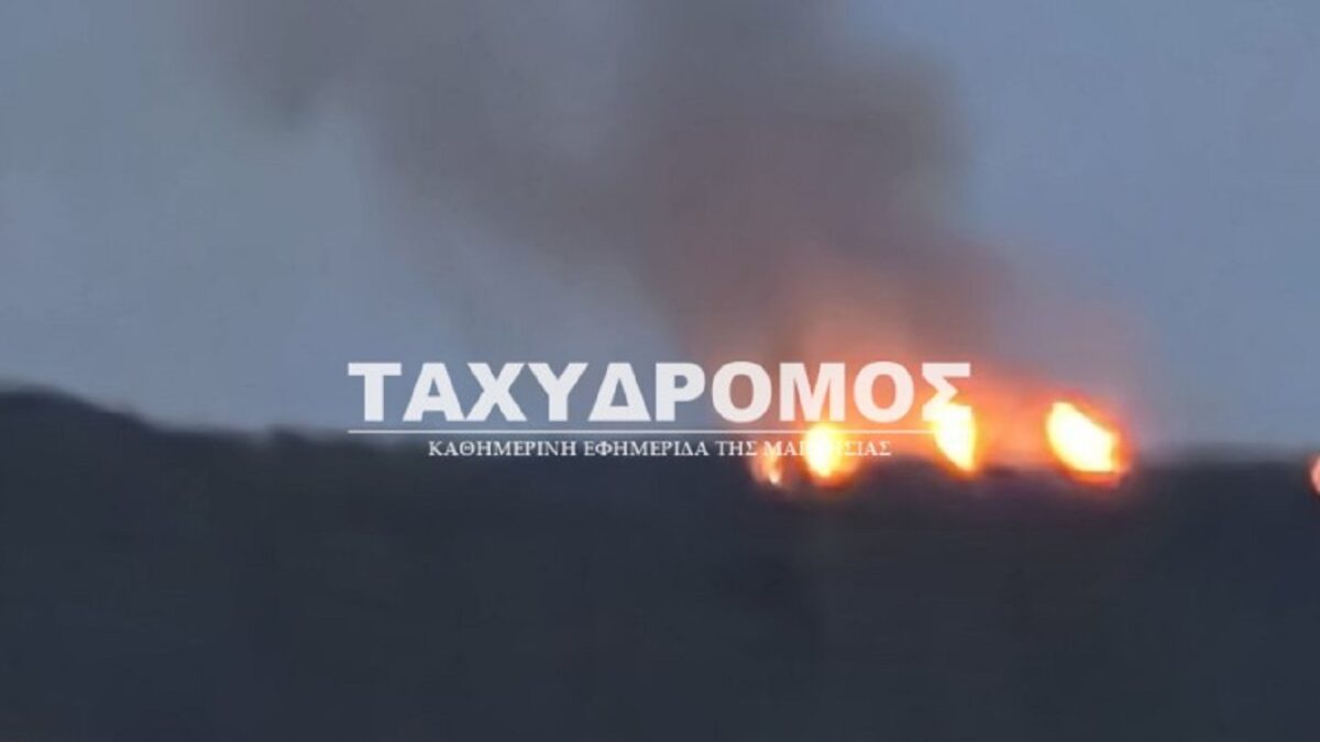 Φωτιά στον Βόλο