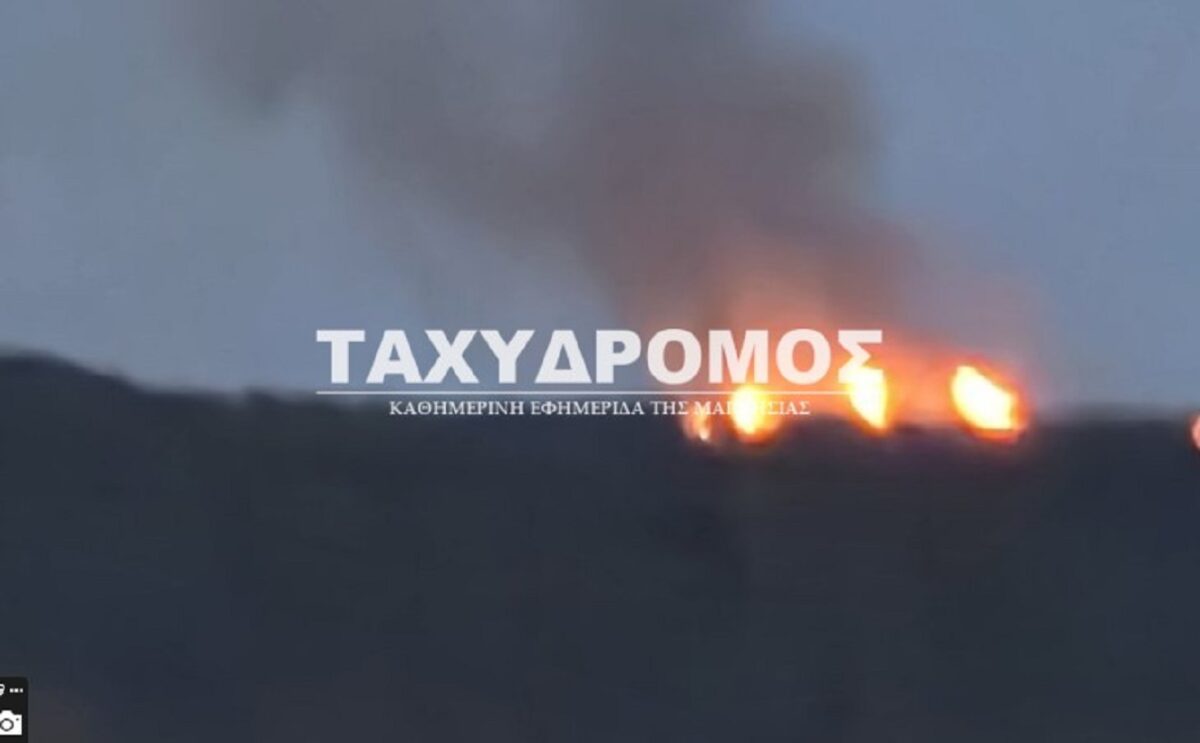 Φωτιά στον Βόλο