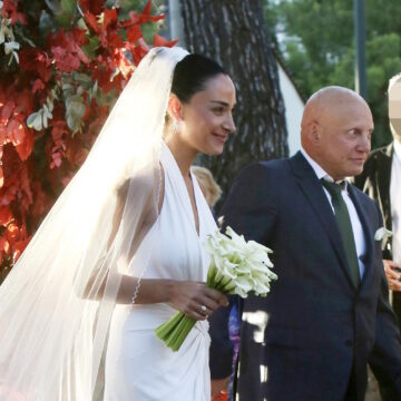 Ο Παύλος Βαρδινογιάννης και η Κατερίνα Μπιρμπίλη