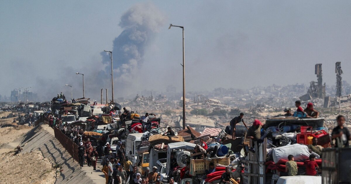 Gaza: “River” civilians abandoned the city that has surrounded Israeli tanks