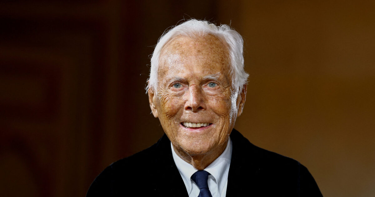 Georgio Armani: Today the goodbye to the great fashion designer – will be buried in his village next to his family