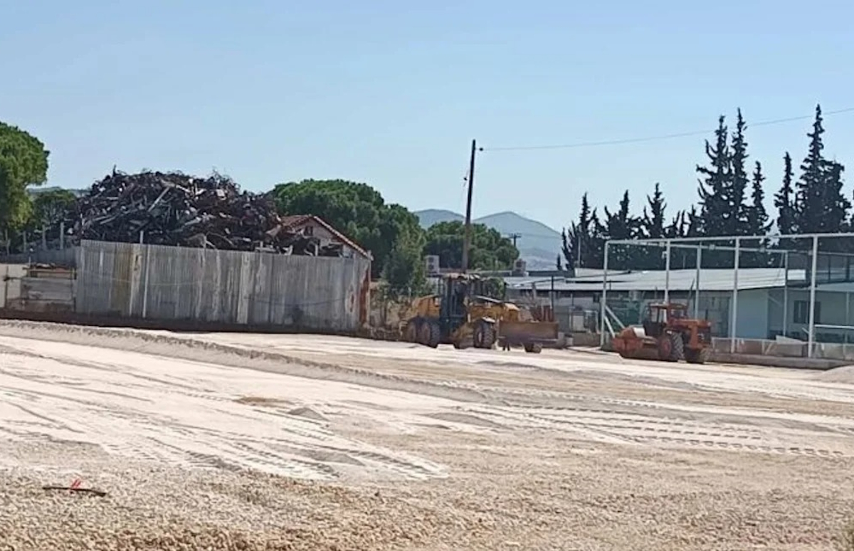 Το γήπεδο στη Θεσσαλονίκη
