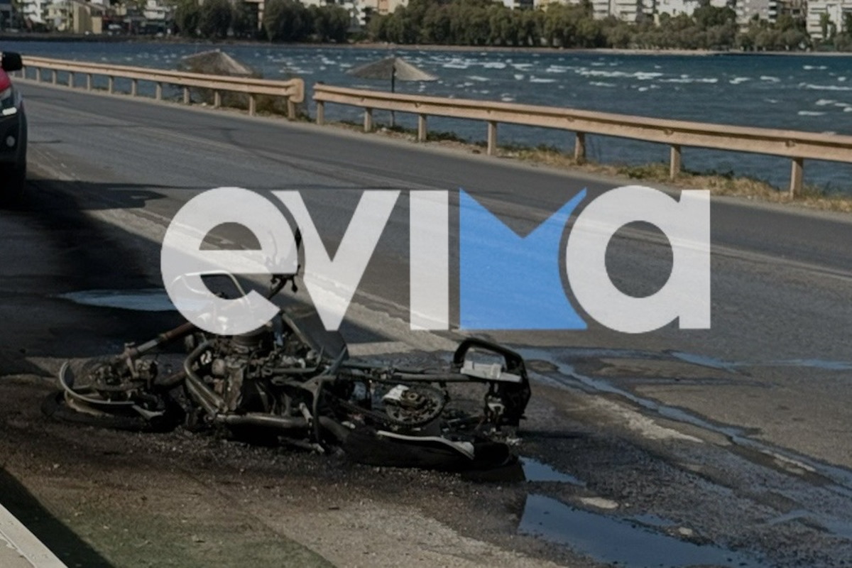 Η μηχανή στο σημείο του ατυχήματος