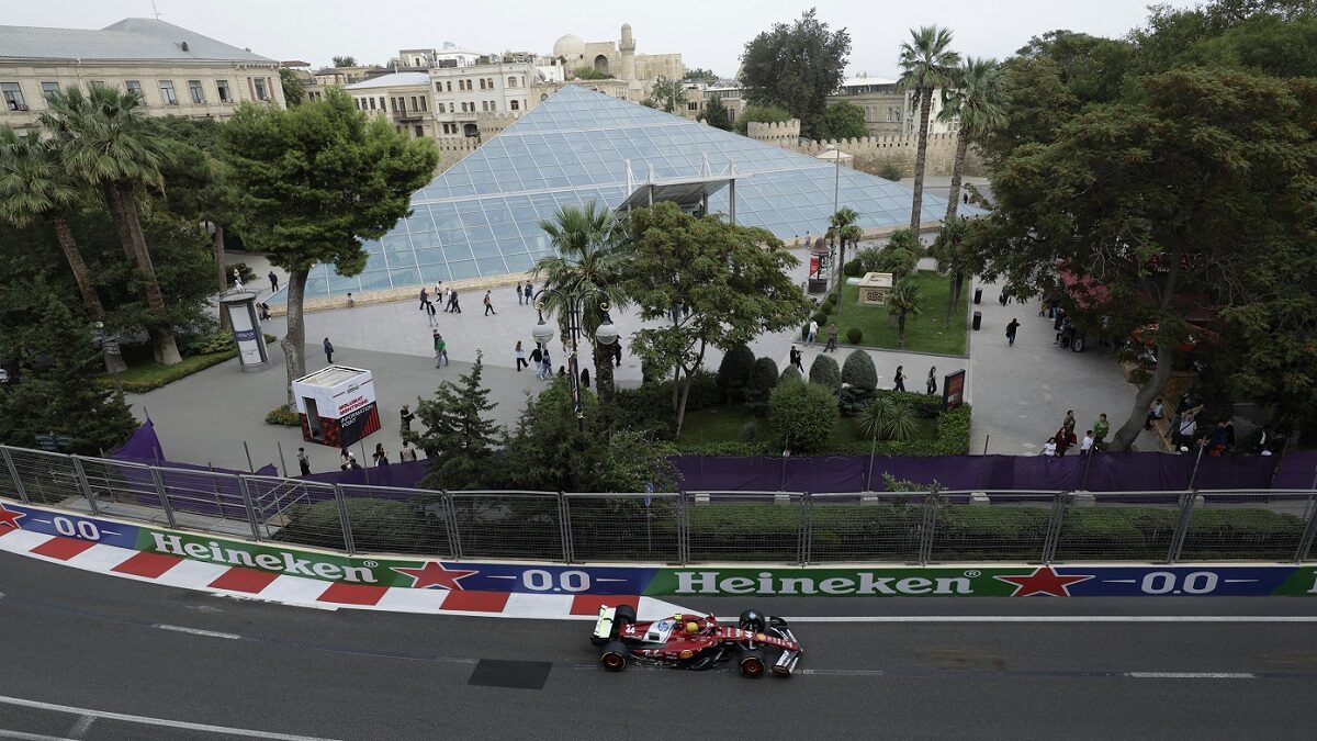 Baku City Circuit, Baku, Azerbaijan - Ferrari Lewis Hamilton