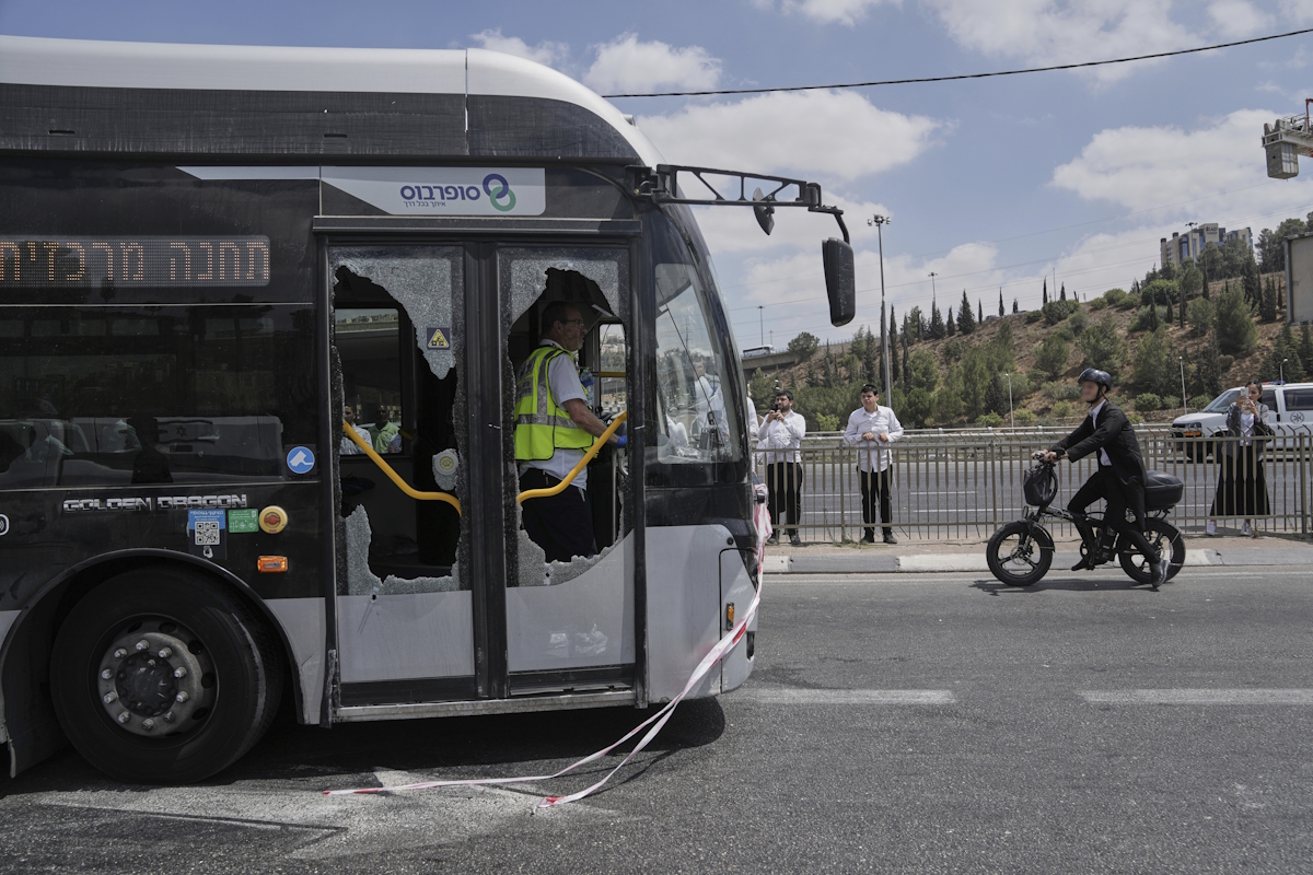 Το σημείο της επίθεσης στην Ιερουσαλήμ