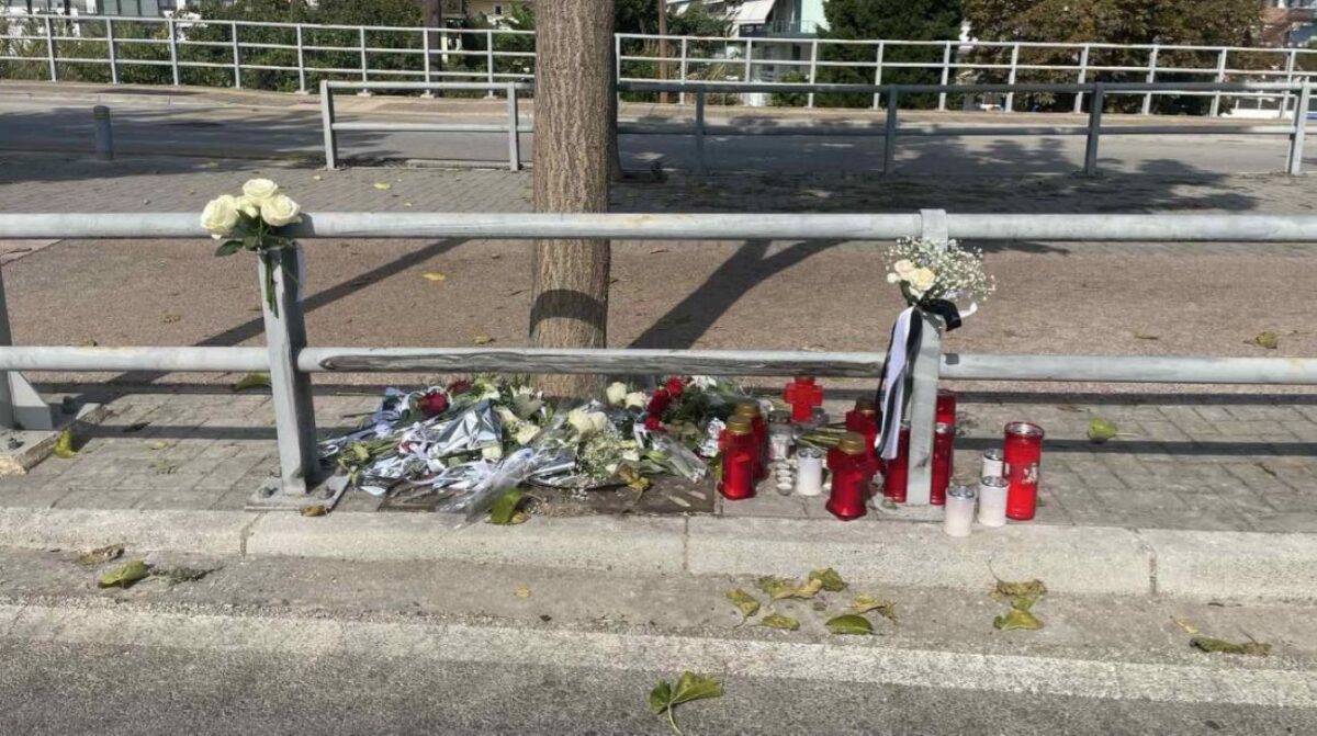 Το σημείο του τροχαίου με θύμα τον 10χρονο στην Ηγουμενίτσα