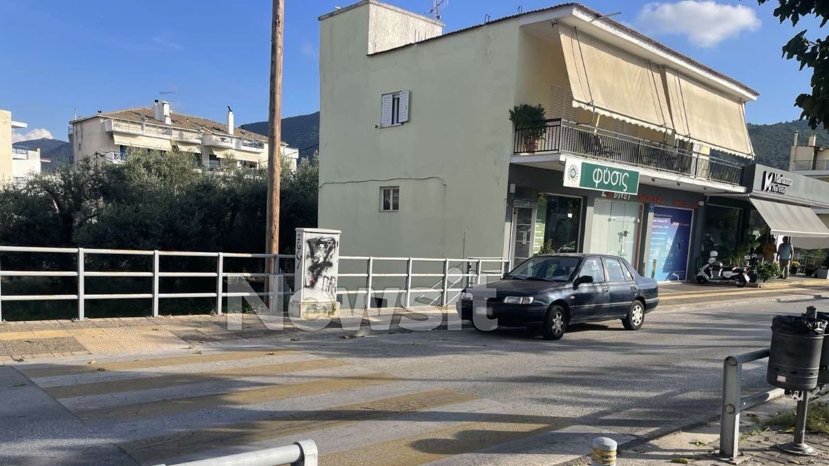 Το σημείο όπου έγινε το τροχαίο με θύμα τον 11χρονο στην Ηγουμενίτσα