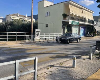 Το σημείο όπου έγινε το τροχαίο με θύμα τον 11χρονο στην Ηγουμενίτσα