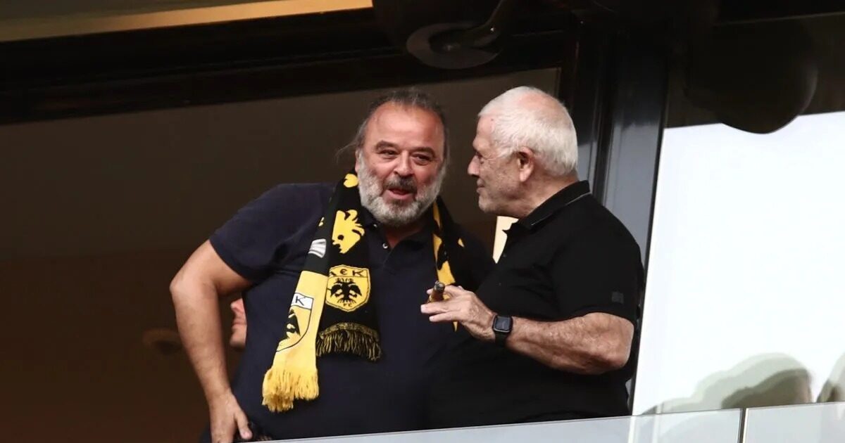 Iliopoulos and Melissanidis had a tie-a-tete at OPAP Arena in AEK-Panetolikos game