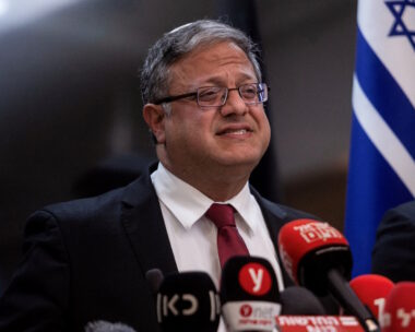 Ο Ισραηλινός υπουργός Εθνικής Ασφάλειας, Ιταμάρ Μπεν Γκβιρ