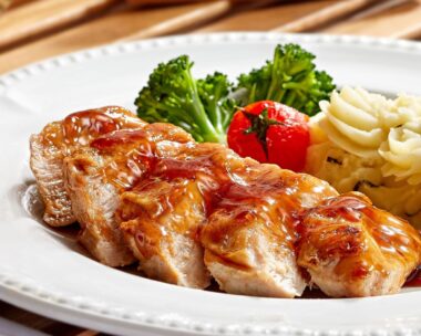 Φιλέτο γαλοπούλας με σάλτσα μάνγκο