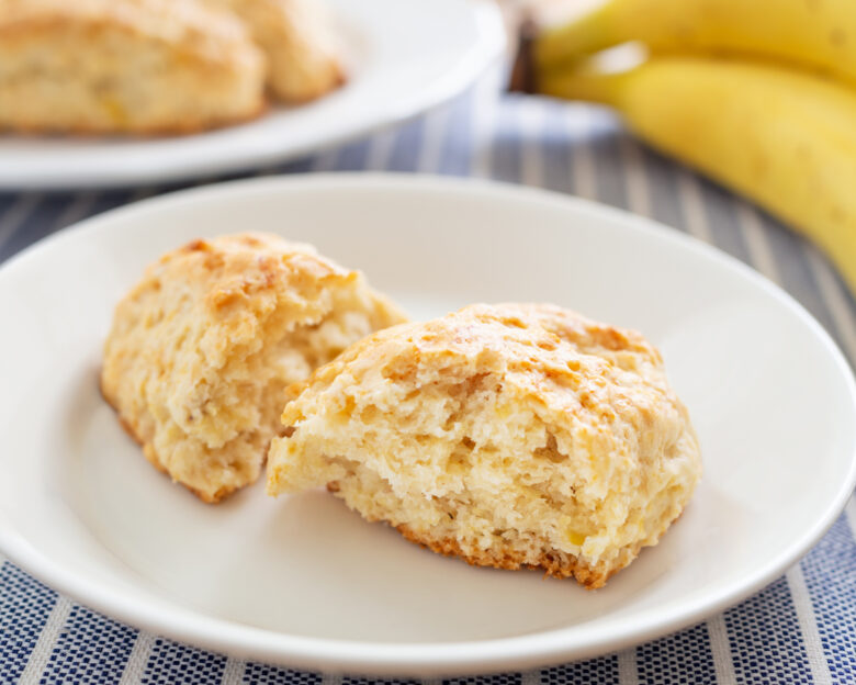Scones με μπανάνα: Χωρίς ζάχαρη, χωρίς βούτυρο, χωρίς αυγά