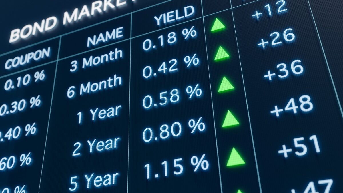 Interest rates concept. 3D illustration