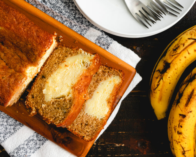 Συνταγή για banana bread με τυρί κρέμα
